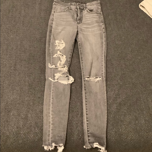 American eagle next level stretch gray jeans - Picture 1 of 3